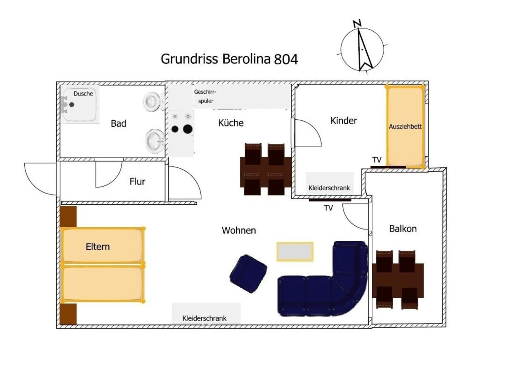 Berolina 804 Penthouse Mit Meerblick ダーメ エクステリア 写真